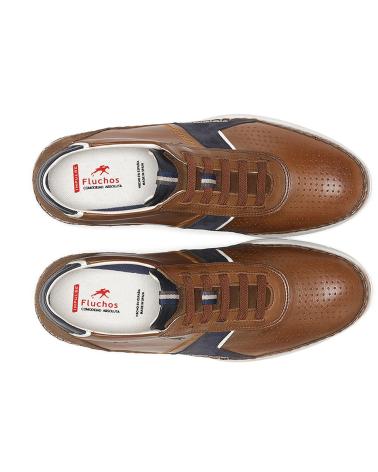 Scarpe per Uomo FLUCHOS ZAPATO YANNIC CUERO DE MARRóN
