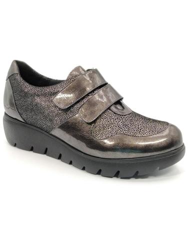 Zapatos-de-vestir-para-mujer-D`CUTILLAS-ZAPATO-CON-VELCRO-DOCTOR-CUTILLAS-89524-GRIS-METáLICO