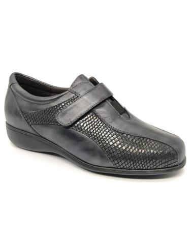 Zapatos-de-vestir-para-mujer-D`CUTILLAS-ZAPATO-CON-VELCRO-DOCTOR-CUTILLAS-53521-GRIS-METáLICO