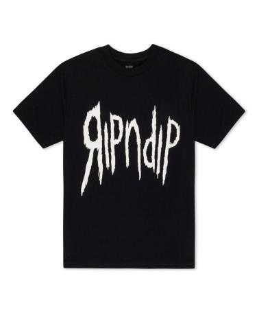 RIPNDIP CAMISETA INSANO TEE BLACK MULTICOLOR