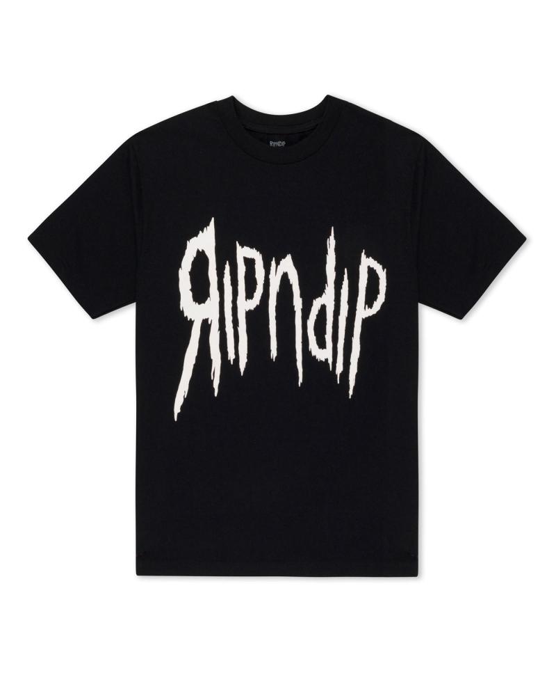 RIPNDIP CAMISETA INSANO TEE BLACK MULTICOLOR