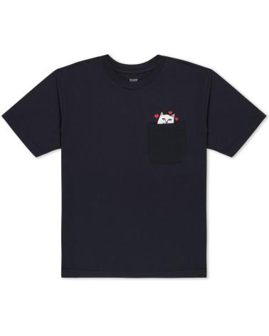 RIPNDIP CAMISETA NERMAL LOVES POCKET TEE CHAR MULTICOLOR