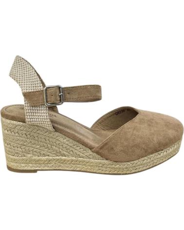 CALZADOMANIA SANDALIA ESPARTO 5 CUERDAS CAMEL