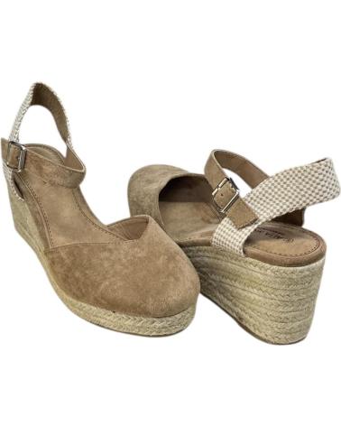 CALZADOMANIA SANDALIA ESPARTO 5 CUERDAS CAMEL