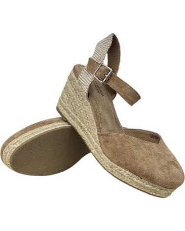 CALZADOMANIA SANDALIA ESPARTO 5 CUERDAS CAMEL