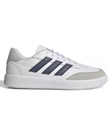 ZAPATILLAS ADIDAS COURTBLOCK IG6862 BLANCAS CON RAYAS AZUL MARINO VARIOS COLORES