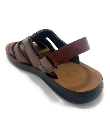 CHIC VISION SANDALIAS CABALLERO TIRA PALA QUITA PON MARRóN