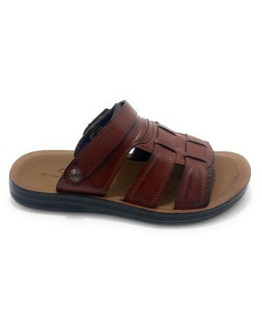 CHIC VISION SANDALIAS CABALLERO TIRA PALA QUITA PON MARRóN