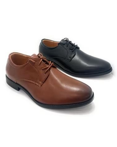 CHIC VISION CHAUSSURE HABILLÉE POUR HOMME CHIC VISION À LACETS, STYLE CLASSIQUE, MARRON MARRóN