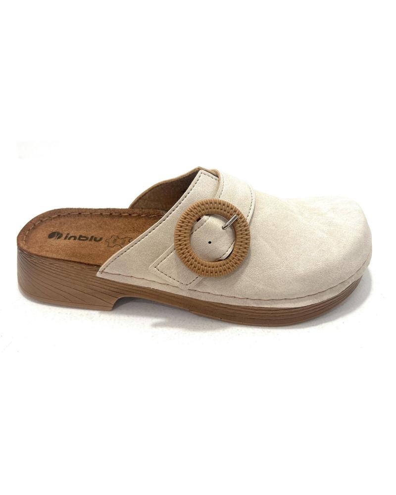 DUENDY ZUECOS HEBILLA TACON CONFORT BEIGE