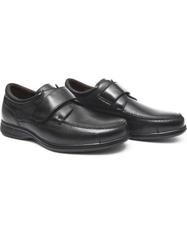 BAERCHI BLUCHER VELCRO NEGRO