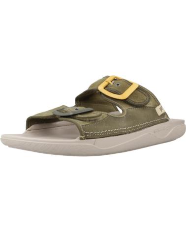 SUNNI SABBI SANDALIAS HOMBRE MODELO NAXOS 009 COLOR VERDE MILITAR