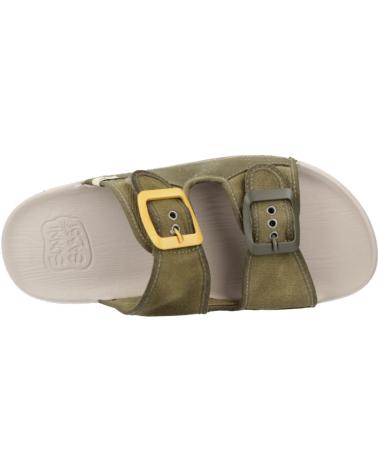 SUNNI SABBI SANDALIAS HOMBRE MODELO NAXOS 009 COLOR VERDE MILITAR