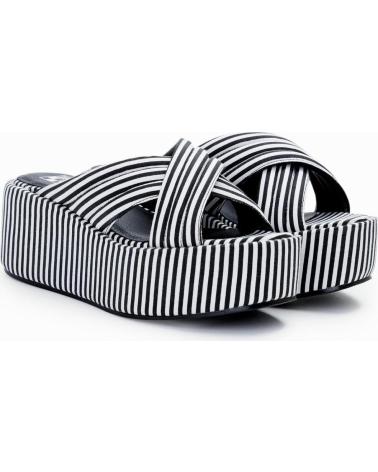 NO NAME - BETTY MULE STRIPES BLACK