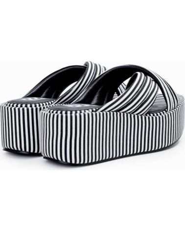 NO NAME - BETTY MULE STRIPES BLACK