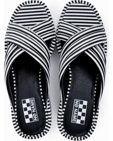 NO NAME - BETTY MULE STRIPES BLACK