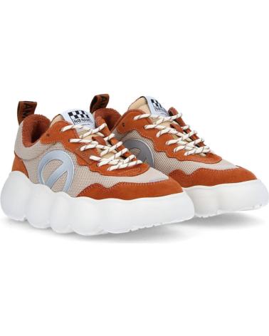 NO NAME - GONG JOGGER MESH-SUEDE NUDE-TERRA