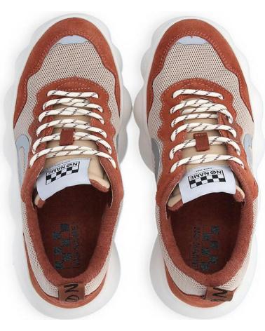 NO NAME - GONG JOGGER MESH-SUEDE NUDE-TERRA