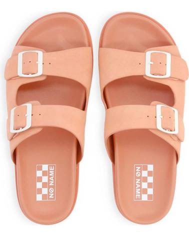 NO NAME - SUN SLAP SUEDE WHITE-PEACH