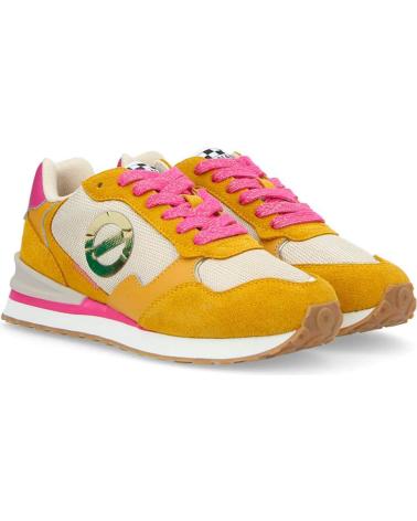 Inizio-NO-NAME---TOVA-RUNNER-W-SUEDE-KNIT--MUSTARD