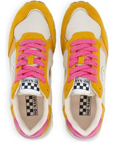 Inizio-NO-NAME---TOVA-RUNNER-W-SUEDE-KNIT--MUSTARD