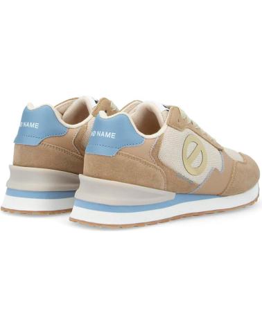 NO NAME - TOVA RUNNER W SUEDE-KNIT- TAUPE