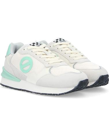 NO NAME - TOVA SNEAKER WOMAN SUEDE-MESH-NAPA WHITE