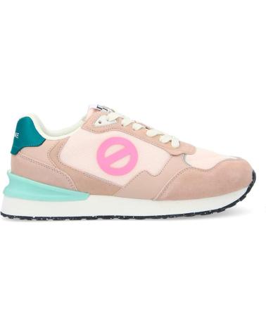 NO NAME - TOVA SNEAKER WOMAN SUEDE-MESH-NAPA NUDE