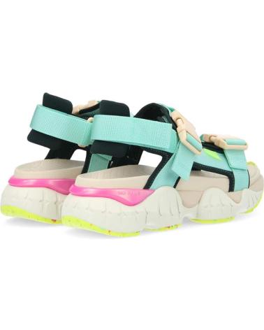 NO NAME - KRAZEE SANDALE WOMAN NYLON STRAP-NEO BLUE