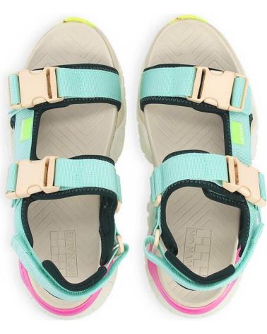 NO NAME - KRAZEE SANDALE WOMAN NYLON STRAP-NEO BLUE