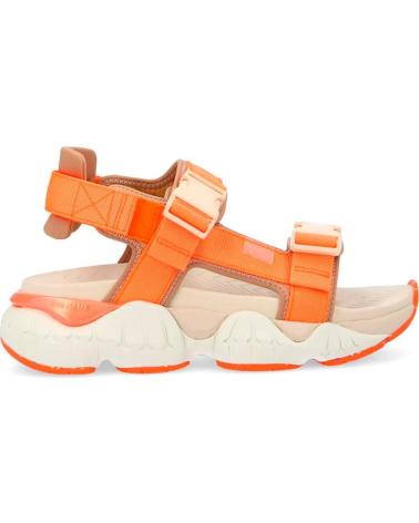 NO NAME - KRAZEE SANDALE WOMAN NYLON STRAP-NEO WHITE-PEACH