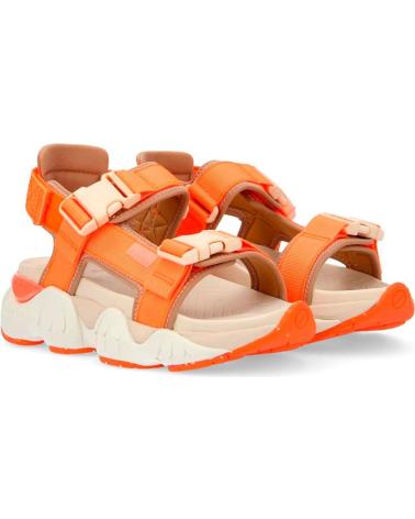 NO NAME - KRAZEE SANDALE WOMAN NYLON STRAP-NEO WHITE-PEACH