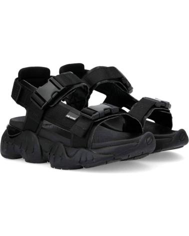 Sandales-de-sport-pour-femmes-NO-NAME---KRAZEE-SANDALE-WOMAN-NAPPA-NYLON-STR-BLACK