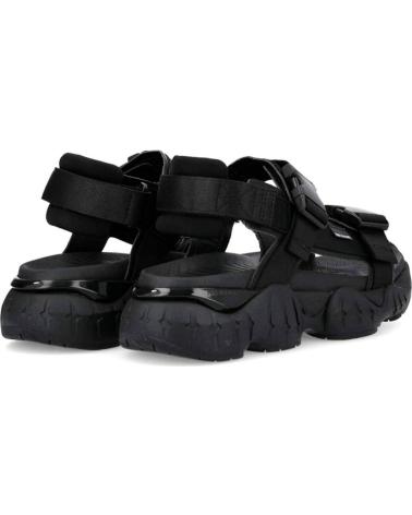 Sandales-de-sport-pour-femmes-NO-NAME---KRAZEE-SANDALE-WOMAN-NAPPA-NYLON-STR-BLACK