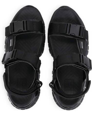 Sandales-de-sport-pour-femmes-NO-NAME---KRAZEE-SANDALE-WOMAN-NAPPA-NYLON-STR-BLACK