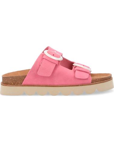 Sandálias-de-pá-para-mulheres-NO-NAME---SANDY-SLAP-WOMAN-SUEDE-FUSCHIA