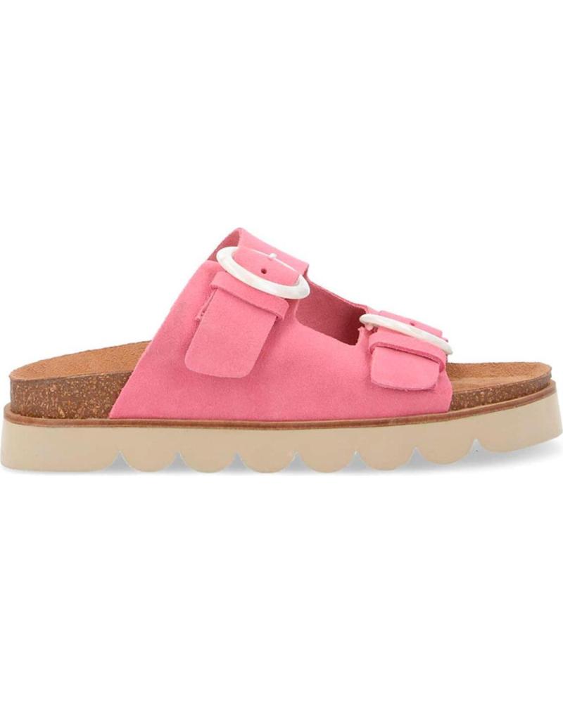 Sandales-pelle-pour-femme-NO-NAME---SANDY-SLAP-WOMAN-SUEDE-FUSCHIA