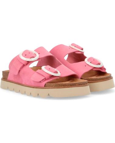 Sandales-pelle-pour-femme-NO-NAME---SANDY-SLAP-WOMAN-SUEDE-FUSCHIA