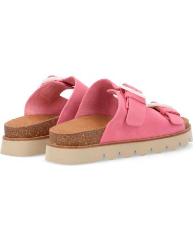 Sandales-pelle-pour-femme-NO-NAME---SANDY-SLAP-WOMAN-SUEDE-FUSCHIA