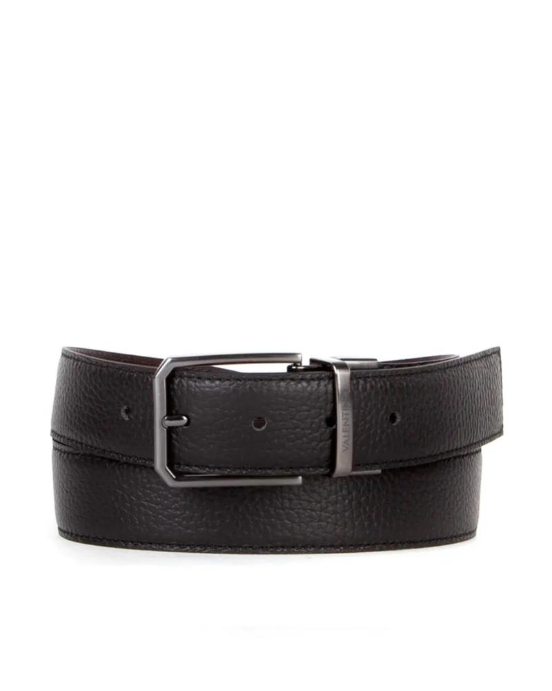 CINTURA REVERSIBILE VALENTINO BAGS NERO MORO E NERO DA UOMO NEGRO