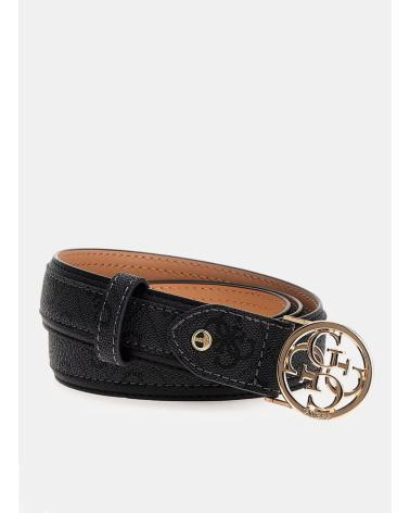 CINTO AJUSTÁVEL GUESS ORLINA LOGO PANT BELT PRETO NEGRO