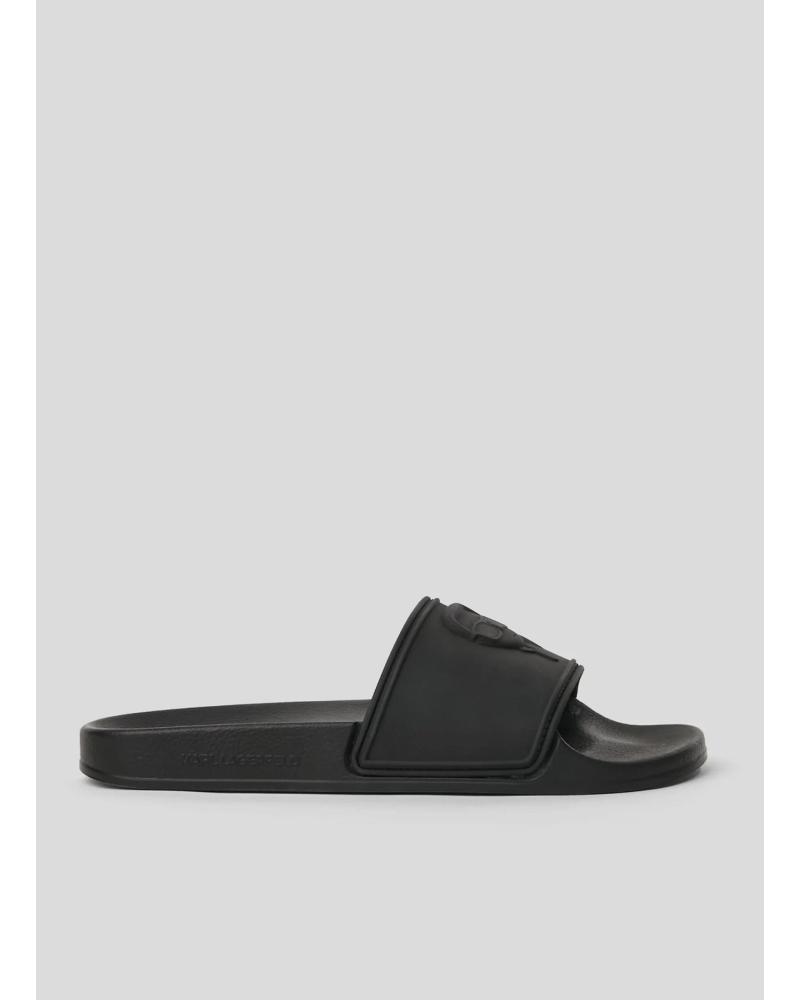 KARL LAGERFELD CHANCLA KONDO KARL NFT RELIEF NEGRO