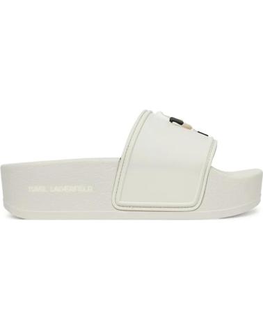 KARL LAGERFELD CHANCLA KONDO MAXI KARL NFT SLIDE BEIGE