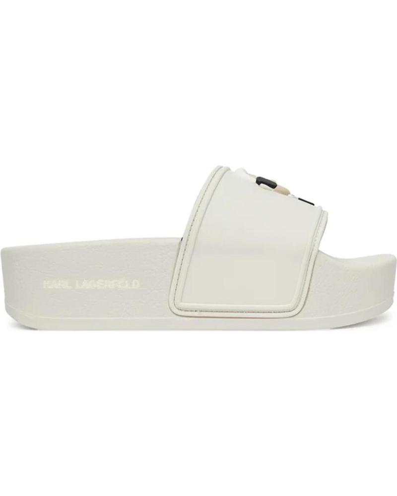 KARL LAGERFELD CHANCLA KONDO MAXI KARL NFT SLIDE BEIGE