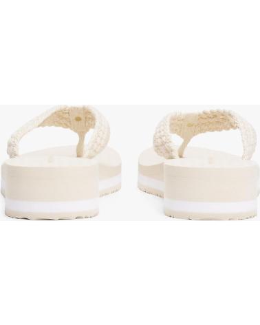 TOMMY HILFIGER TH CROCHET MID BEACH SANDAL BEIGE