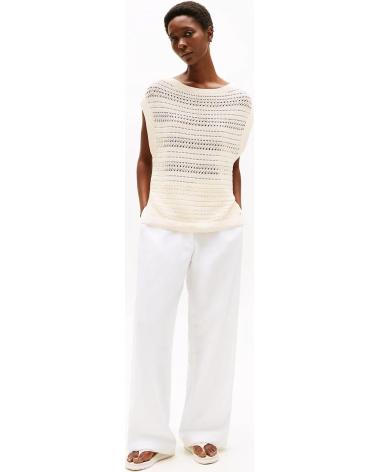 TOMMY HILFIGER TH CROCHET MID BEACH SANDAL BEIGE