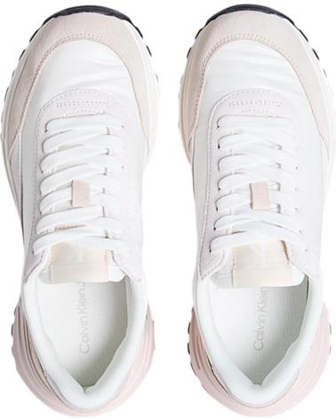 CALVIN KLEIN HIKE RUNNER MG NYLON PERL BLANCO