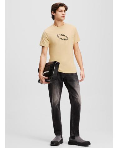 Home-KARL-LAGERFELD-KLJ-SLIM-RING-TEE-CAMEL