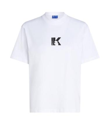 KARL LAGERFELD KLJ REG K LOGO TEE BLANCO