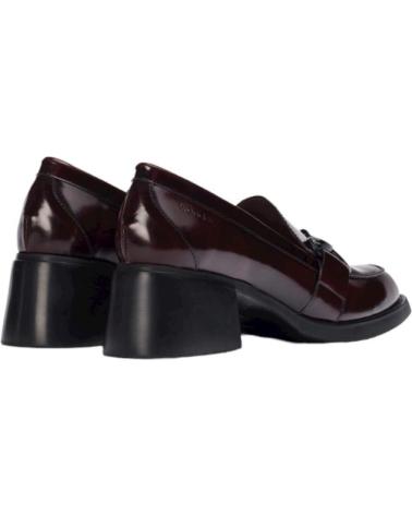 Zapatos de Mujer WONDERS ZAPATOS PIEL BURDEOS REGATA VINO